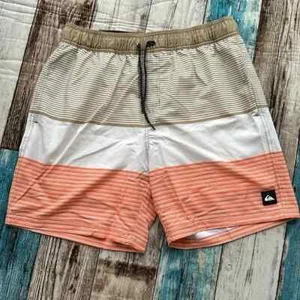 New medium quiksilver men’s swim shorts 7 inseam volley - Picture 1 of 4