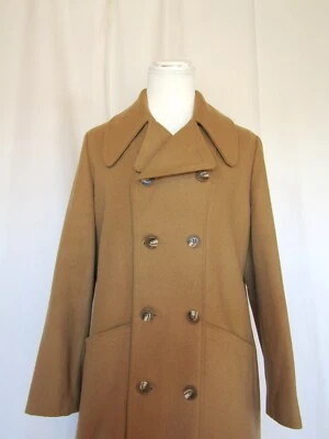 Abrigo beige lana Montgomery Ward años 80 Foto 1 de 4