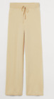 Pure Cashmere Trousers stretchy BNWT Buttermilk Yellow Medium Uk straight fit