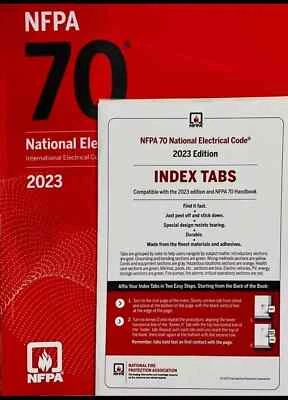 NFPA 70 National Electrical Code NEC 2023 With Tabs - FREE SHIPPING - BRAND NEW