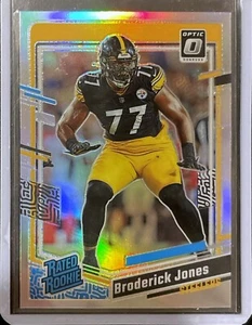 Broderick Jones - Rated Rookie - 2023 Donruss Optic - Silver Prizm #285 - Bild 1 von 1