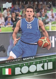 2014-15 Upper Deck Lettermen Basketball Silver #56 Alessandro Gentile /99