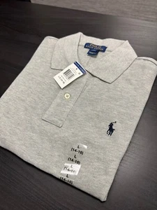 New Polo ralph lauren Boys Polo shirts Gray M, L, XL - Picture 1 of 6