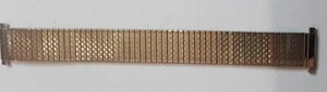 Herren Goldfarben Verstellbar Erweiterbar Armband Uhrenarmband Passend für 17mm bis 22mm. (B) - Bild 1 von 3