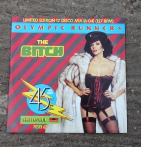 Olympic Runners - The Bitch - 12" Vinyl Single - 45rpm - Polydor - 1979 - Picture 1 of 6