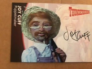 THUNDERBIRDS SERIES 2: AUTOGRAPH CARD: JOY CUFF - PUPPETMAKER JC1 - BLACK INK - Picture 1 of 1