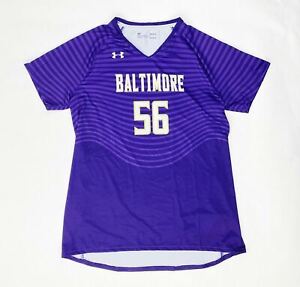 Under Armour Baltimore Ravens AF Volleyball Jersey Women's L Top Purple UJVJ4SW