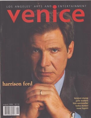 Venice Magazine - August 1994 - Harrison Ford - Terence Stamp - Julie Walters - Image 1 of 2