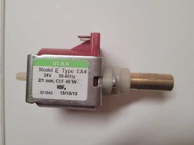 POMPA ULKA 24V LAVAZZA EP 2140 BECCUCCIO IN OTTONE - Imagen 1 de 2