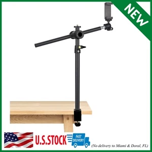 Camera Mount Desk Stand with 360° Adjustable Holding Arm, Flexible Phone Stand w - Picture 1 of 8