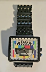 Dolce & Gabbana Medicine Man Watch DW0197 Retro Y2K Analog BLACK - Picture 1 of 7
