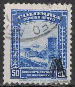 COLOMBIA:1951-54 SC#C209 Used AL321 - Picture 1 of 2