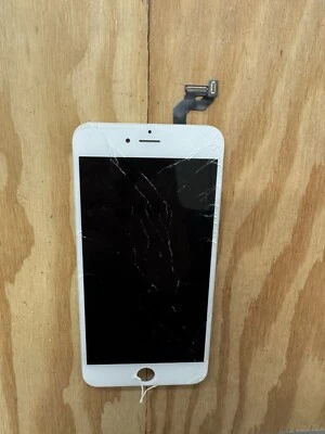 Apple iPhone 6s Plus Original LCD Screen Good LCD Touch Cracked Glass - Image 1 of 4