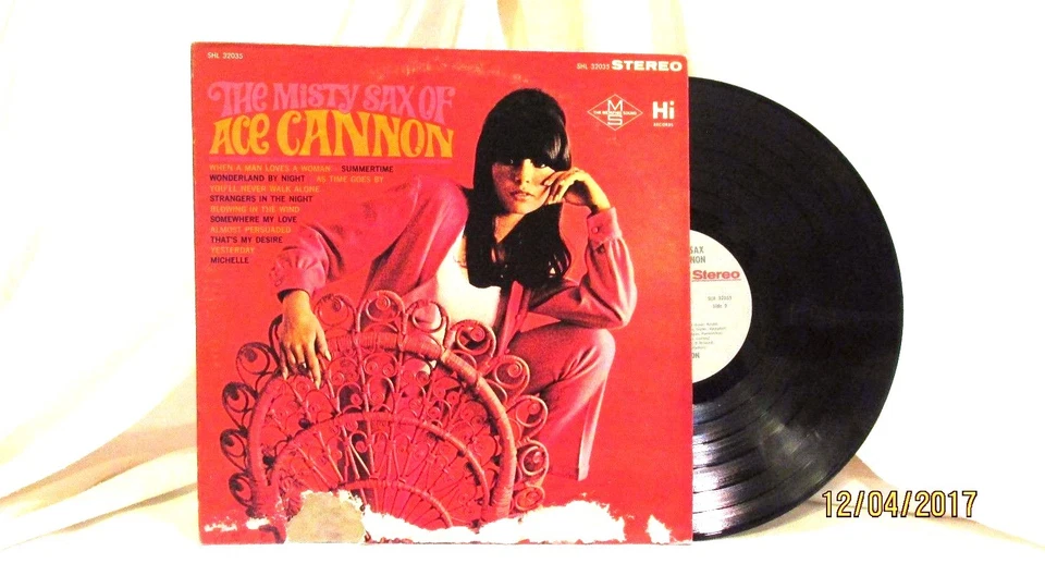 1967 Ace Cannon The Misty Sax Of Ace Cannon Vinyl LP 33 Hi Records SHL 32035 Foto 1 de 4