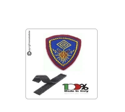 Patch Toppa Ricamata con Strip Polizia di Stato Trasmissioni - Immagine 1 di 2