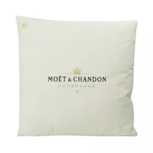 Cojín Champagne Moet & Chandon 50x50cm Salón Ice Imperial Sofá Beige Dorado - Imagen 1 de 4