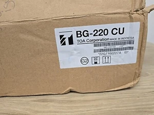 TOA BG-220 CU Mixer Amplifier - New In Open Box  - Picture 1 of 6