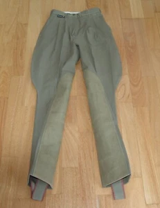 Reithose Gr. 80 40 28 Lang Euro Star Jodhpur khaki oliv sahara Bundfalten neu - Bild 1 von 5