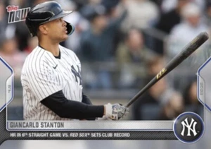 2022 TOPPS NOW CARD NEW YORK YANKEES GIANCARLO STANTON #20 HR IN 6th vs RED SOX - Picture 1 of 1