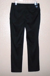Jones New York Collection Natural Fit Black Dress Pants Stretch Women's 8 NWT - Picture 1 of 11