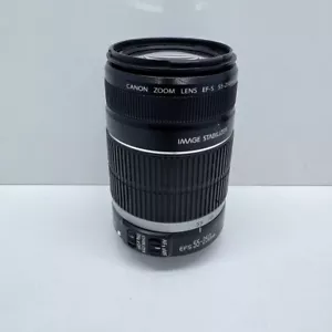 Canon EF-S 55-250mm f4-5.6 IS Camera Lens Image Stabilizer Stabiliser *READ* - Picture 1 of 10