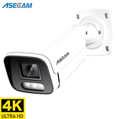 Telecamera esterna 4K 4/8MP ip visione notturna CCTV a colori impermeabile audio - Immagine 1 di 4