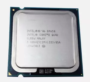 Intel Core 2 Quad Q9650 3 GHz 12 MB 1333 MHz Quad-Core LGA 775 Socket Prozes - Picture 1 of 2