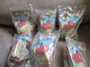 KFC & Disney's 1996 Lion King World of Bugs Toys Complete Set of 6-New in Packs - Picture 1 of 8
