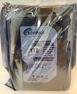 Sonnics 1TB 3.5" SATA Hard Drive 7200RPM Desktop PC/Surveillance Storage NEW B4 - Picture 1 of 1