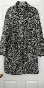 NWT Cynthia Rowley Women’s Coat Cardigan Jacket Size M Wool Snap Pockets - Picture 1 of 9