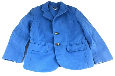 Janie And Jack 男孩乡村钴蓝色亚麻西装套装特殊场合 5 — 第 1/4 张图片