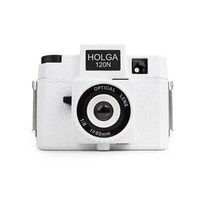 HOLGA 120 N Kamera für 120er Rollfilm weiß Analogkamera Analog Kamera  - Picture 1 of 9