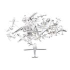 60pcs 12 Styles Alloy Aircraft Airplane Charms  for Craft Supplies