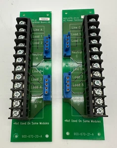 Par de placas terminales de alimentación de CA VANTAGE AB 900-670- 20A AB CD - Imagen 1 de 2
