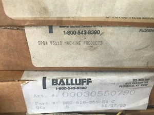 BALLUFF BES-516-355-S4-C (BES01H0) INDUCTIVE SENSOR Box of 5 - Picture 1 of 3