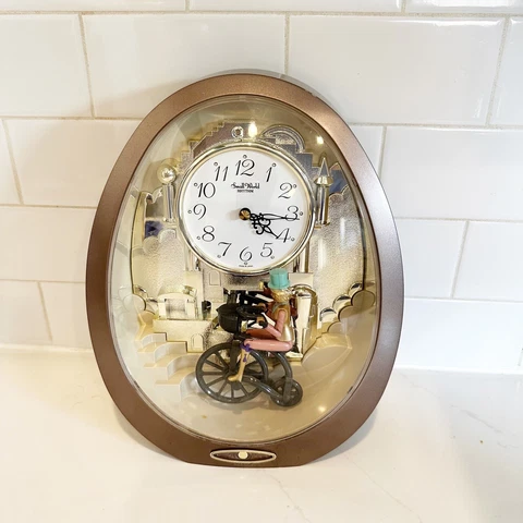 Small World Rhythm Motion Melody Music Timecracker Clock READ Cover