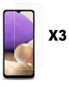 3 Pack Tempered Glass Protector, Anti Scratch, for Samsung Galaxy A32 5G - Picture 1 of 1
