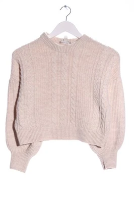 ASOS Sudadera corto Mujeres Jersey Talla EU 36 crema look casual - Imagen 1 de 4