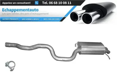 VW Transporter T5 2.0 BiTDi/2.5 TDi 4motion silencieux arrière échappement - Photo 1/1