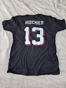 NHL New Jersey Devils Nico Hischier 13 Hockey T-Shirt Herren schwarz Small - Bild 1 von 6
