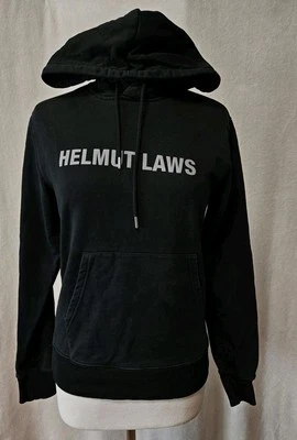 Helmut Lang Hoodie " Helmut Laws " Schwarz Gr.XS - Bild 1 von 4