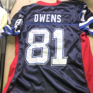 Vintage Y2K Buffalo Bills Terrell Owens Trikot Reebok On Field Blau Medium 48 - Bild 1 von 7
