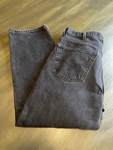 Uomo Vintage Levis 550 Relax Fit Nero 38x30 C 343 - Foto 1 di 10