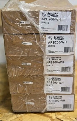 SYSTEM SENSOR / MIRCOM APB200-WH INTELLIGENT SOUNDER BASE - BRAND NEW - 10 AVAIL