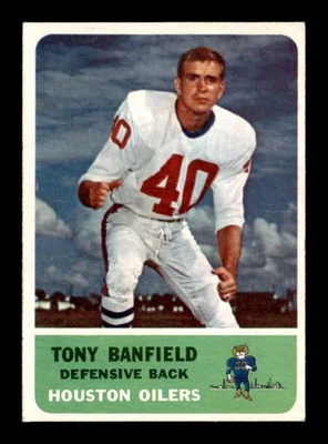 1962 Fleer #51 Tony Banfield   NM/NM+ X3002663 - Image 1 of 2