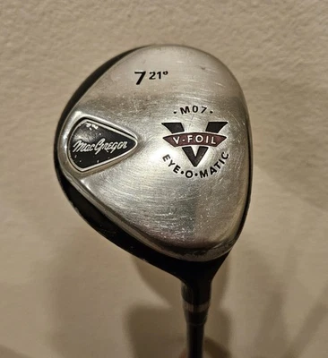 MacGregor V-Foil Eye-O-Matic 21° /  7 Wood / Stiff Flex Graphite Shaft Mens RH - Image 1 of 4