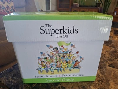 THE SUPERKIDS HIT SECOND GRADE SECOND SEMESTER  TEACHER MATERIALS - Image 1 of 4