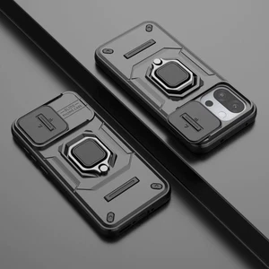 Sliding Lens Protection Ring Kiacktand Case for OnePlus 13T 13R Nord 4 Ace 5 Pro - Picture 1 of 14