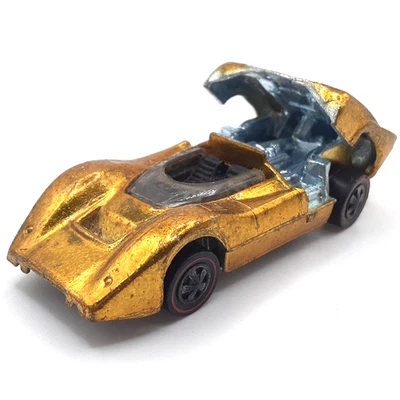 Hot Wheels Redline McLaren M6A 1968 dorado hecho en Estados Unidos Foto 1 de 4