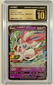 CGC Pristine 10 Sylveon V SWSH202 Sword & Shield Promo Cards Holo - Picture 1 of 2